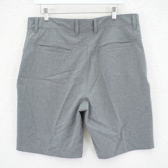 Panama Jack Gray Bathing Suit Material Chino Shorts High Rise 36 / 9 Mesh Pocket - Picture 3 of 7